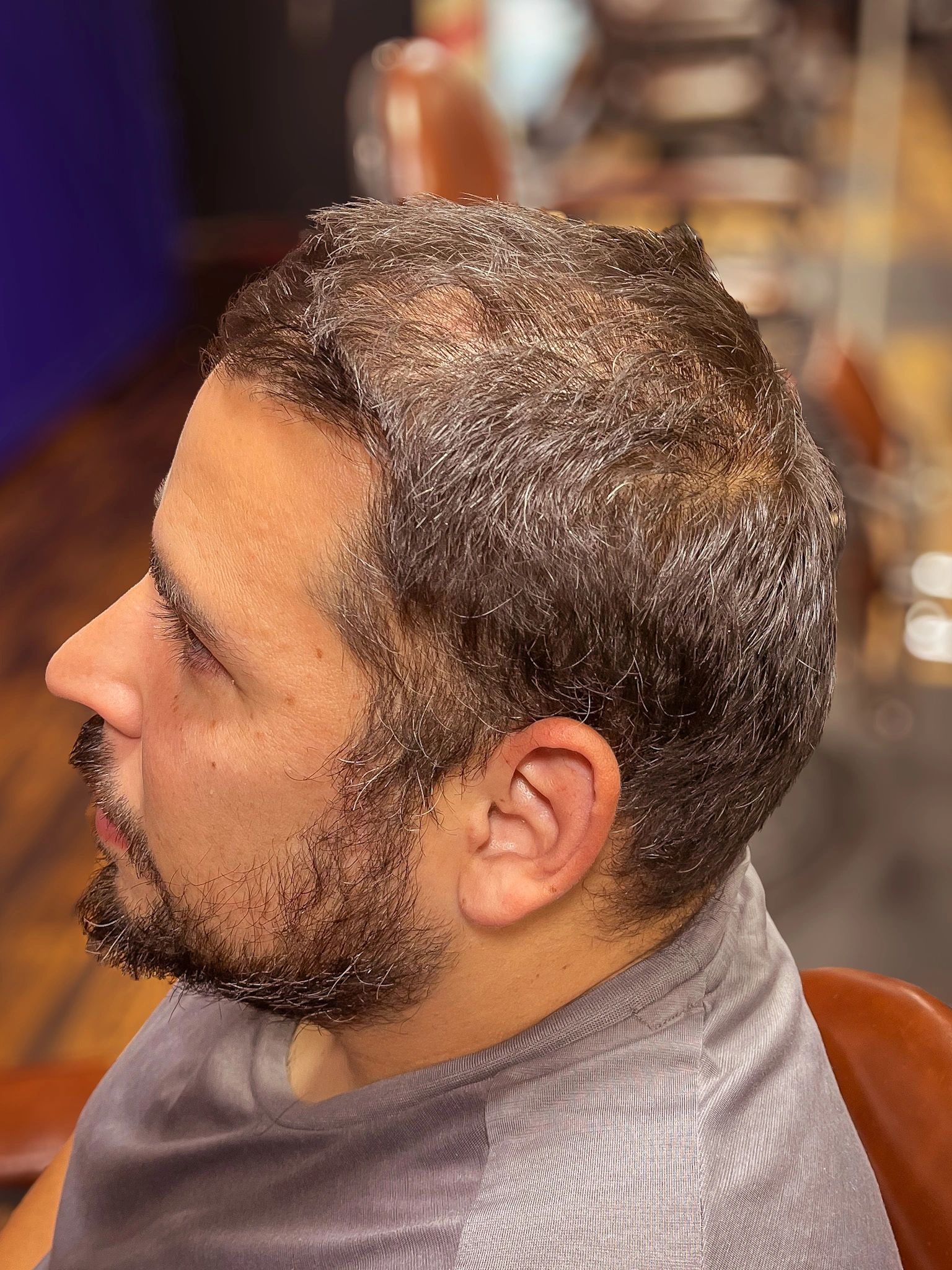 Beard and tapered cut