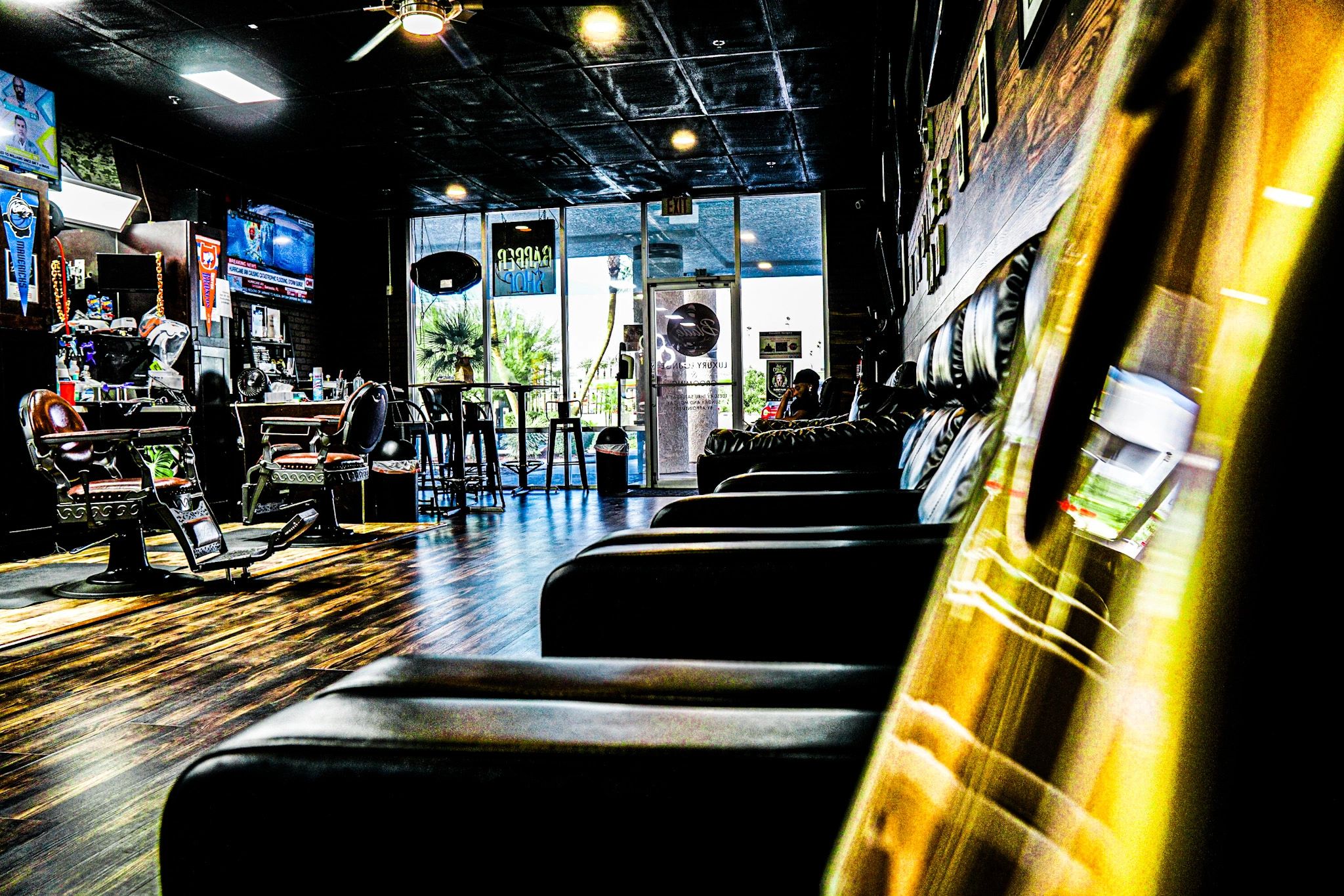 Inside The Blade Barber Lounge